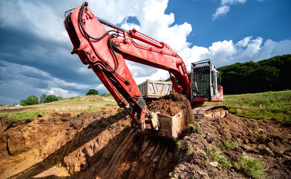 Excavation-&-Soil-Manufacture Excavator - Rietzel Landscaping Ltd.